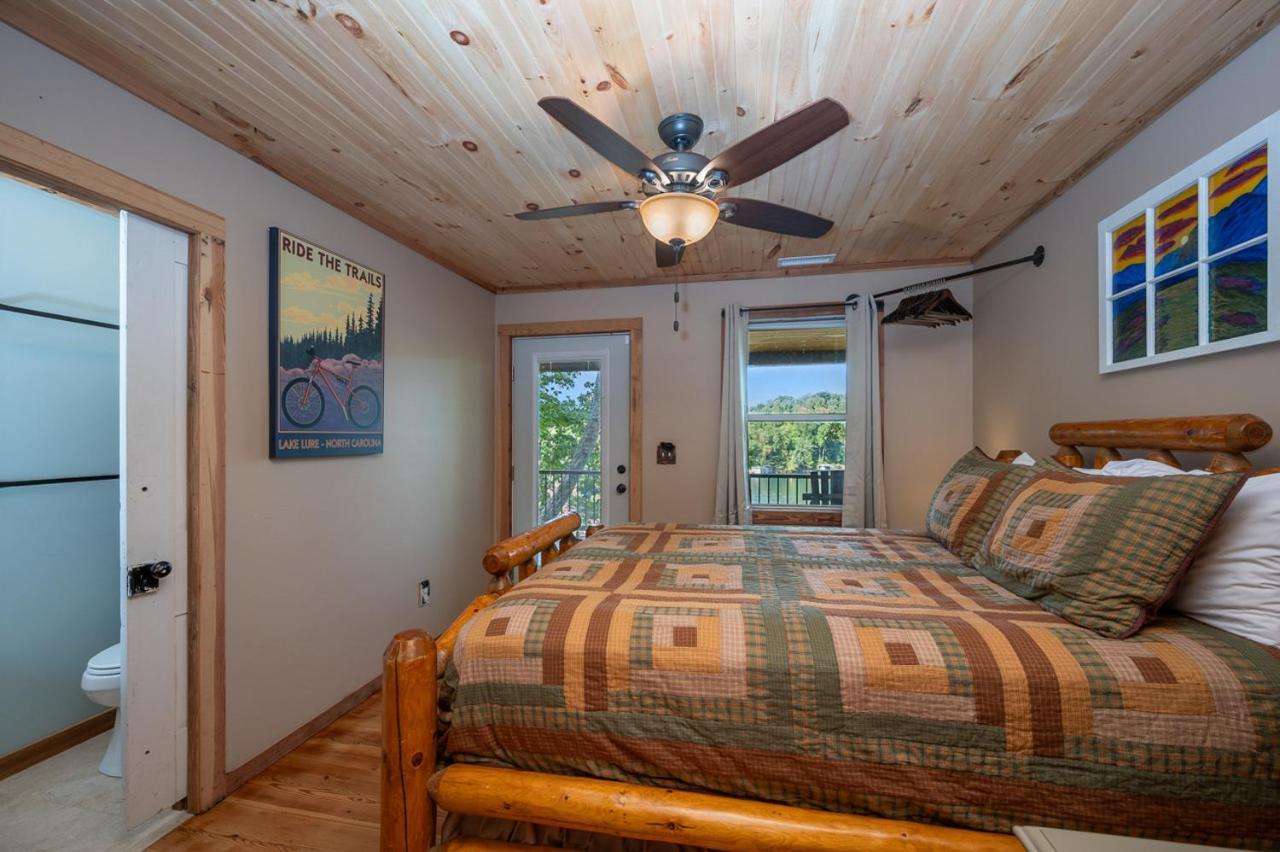 Villa Russell'S Fort At White Oak Point: Historical Cabin On Lake Lure, Luxury, Direct Lake Access! Exterior foto