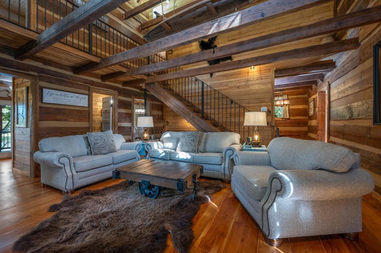 Villa Russell'S Fort At White Oak Point: Historical Cabin On Lake Lure, Luxury, Direct Lake Access! Exterior foto