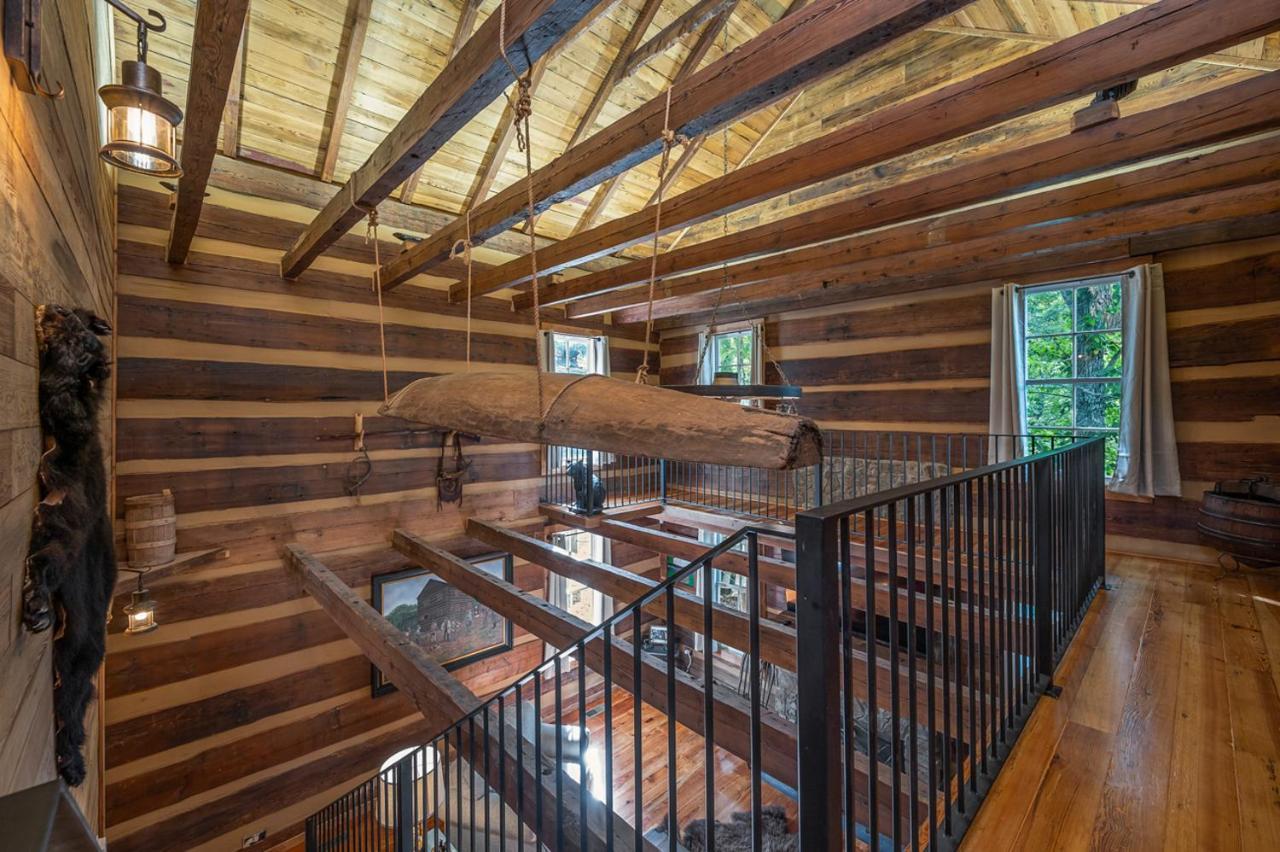 Villa Russell'S Fort At White Oak Point: Historical Cabin On Lake Lure, Luxury, Direct Lake Access! Exterior foto