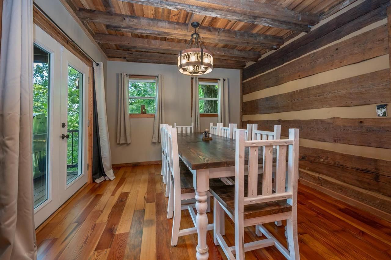 Villa Russell'S Fort At White Oak Point: Historical Cabin On Lake Lure, Luxury, Direct Lake Access! Exterior foto