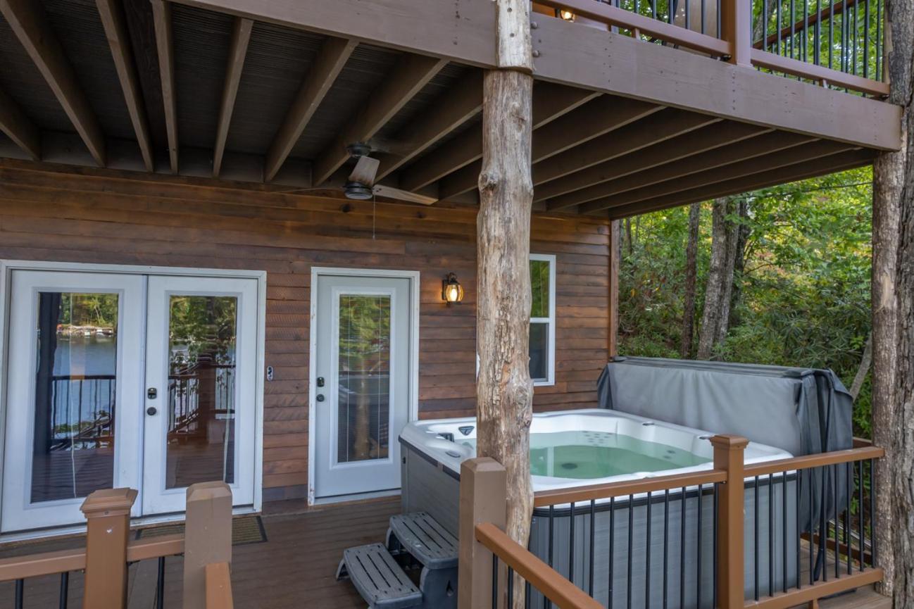 Villa Russell'S Fort At White Oak Point: Historical Cabin On Lake Lure, Luxury, Direct Lake Access! Exterior foto