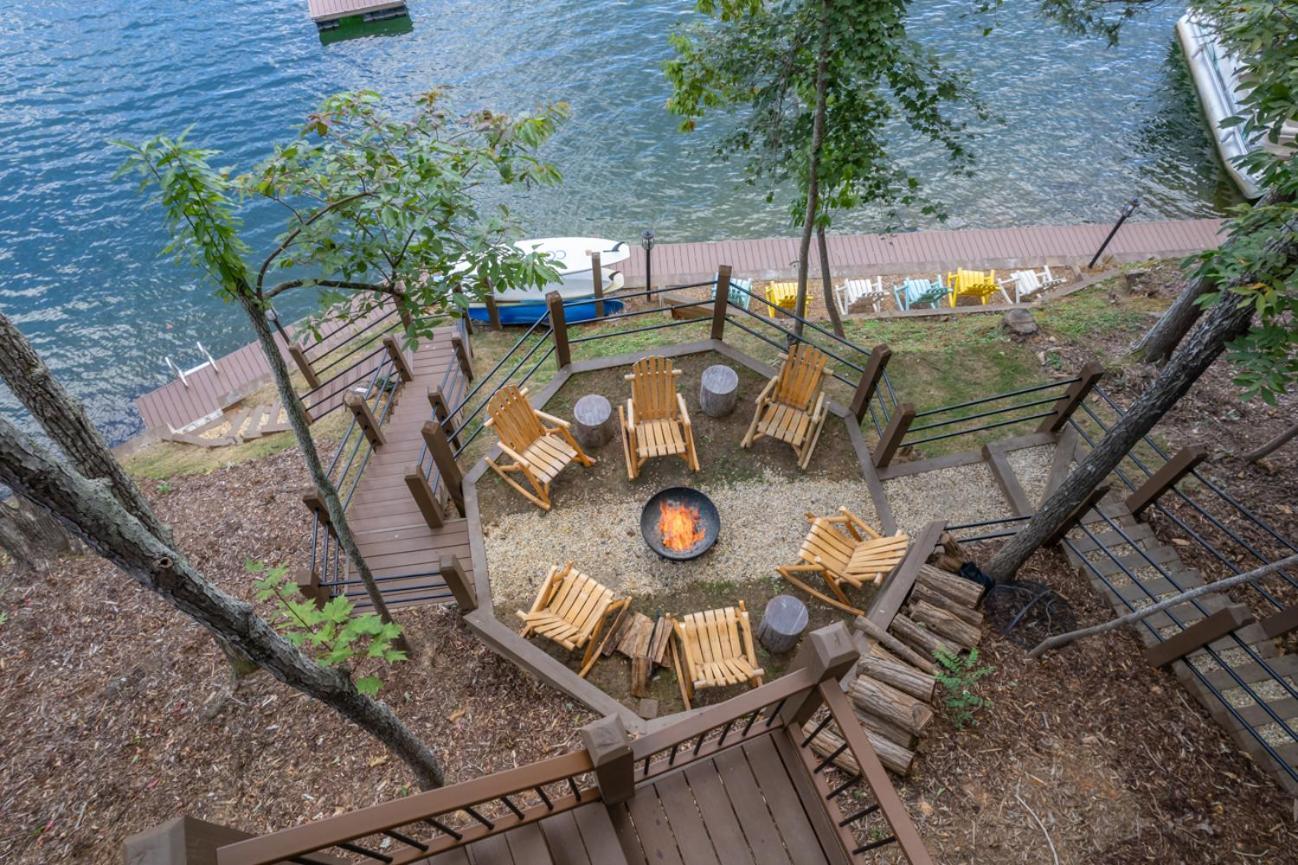 Villa Russell'S Fort At White Oak Point: Historical Cabin On Lake Lure, Luxury, Direct Lake Access! Exterior foto